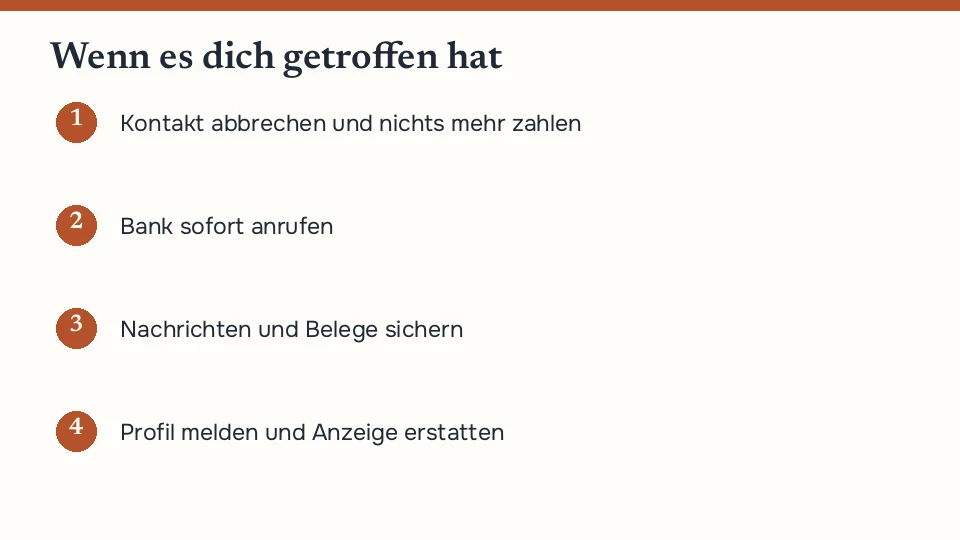 Was du tust, wenn du betrogen wurdest