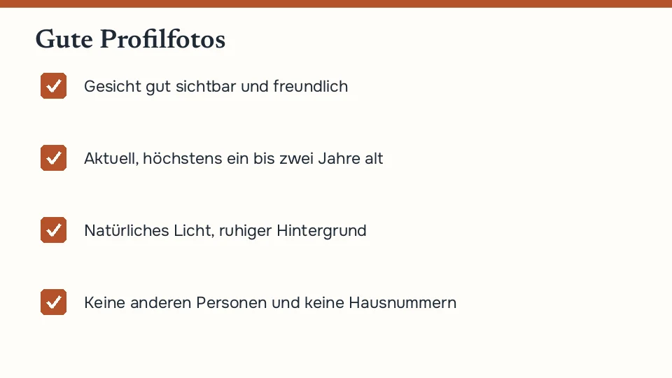 Checkliste für gute Profilfotos ab 50