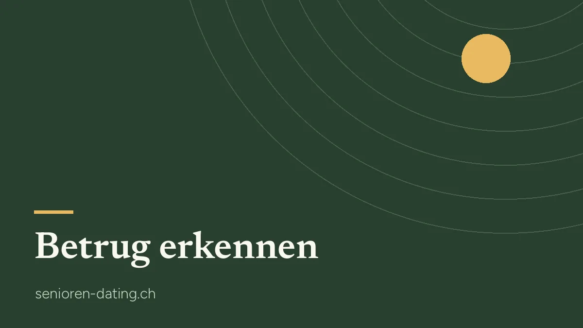 Betrug beim Online-Dating ab 50 erkennen