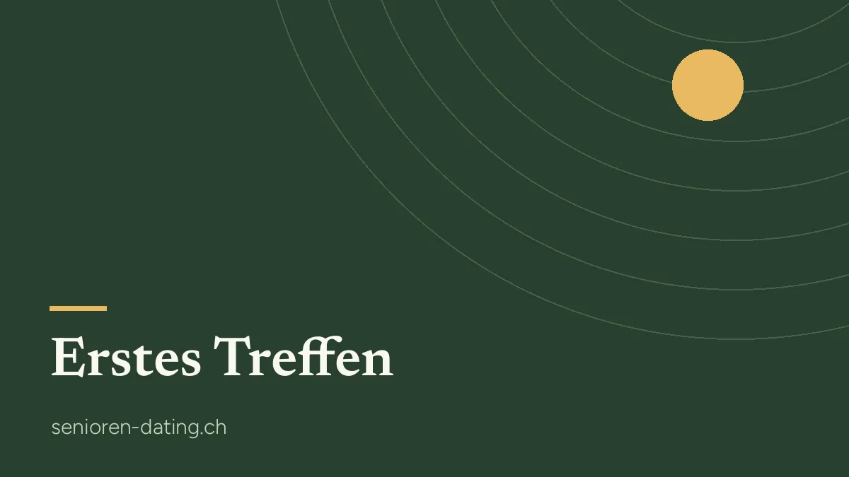 Erstes Treffen ab 50 in einem Café